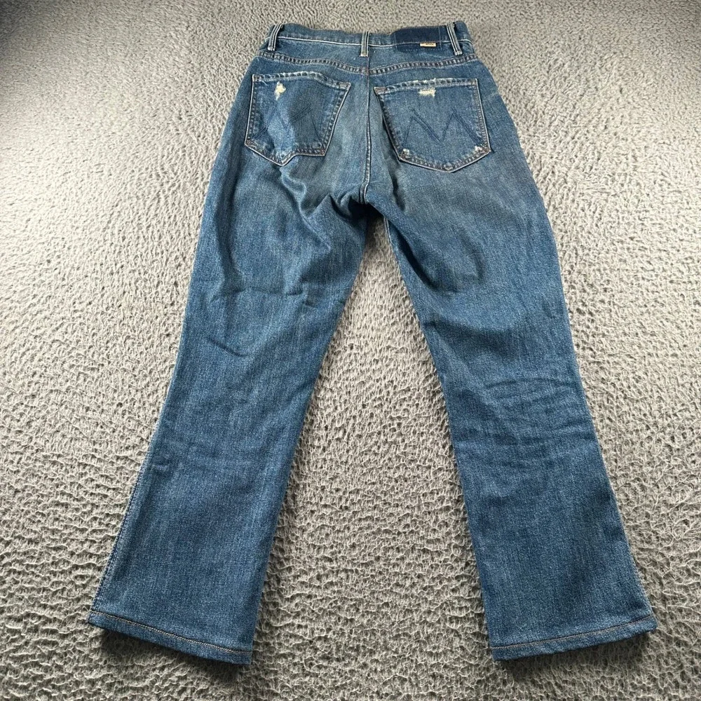 Mother Superior Jeans Womens 26 High Waisted Smokin Double Ankle‎ Blue - Picture 11 of 15